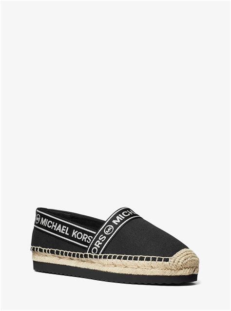 michael michael kors mathilde logo tape linen blend espadrille|Mathilde Logo Tape Linen Blend Espadrille .